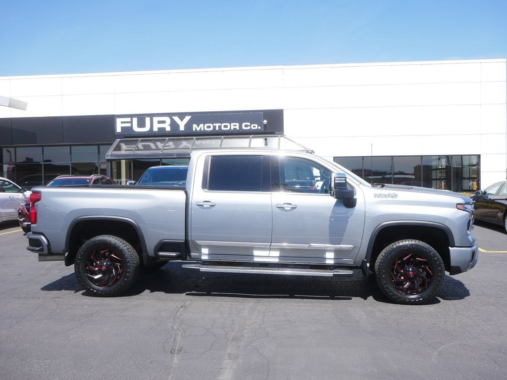 2024 Chevrolet Silverado 3500 HD High Country in Sterling Gray Metallic — front three-quarter view
