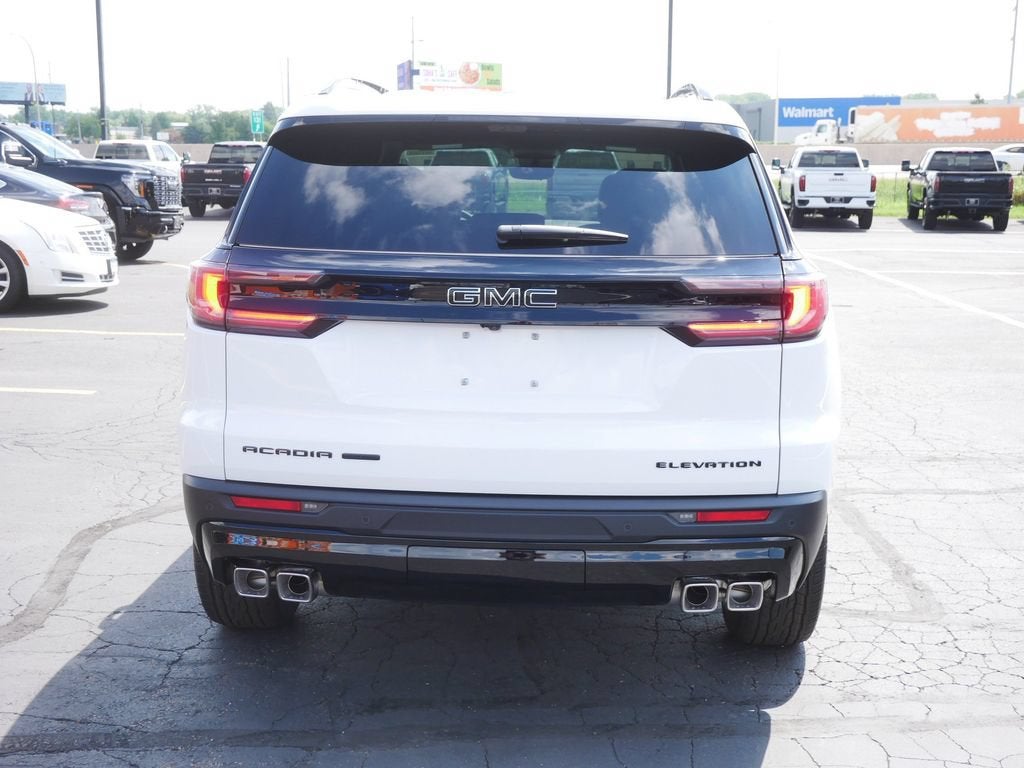 2026 GMC Acadia — rear three-quarter view