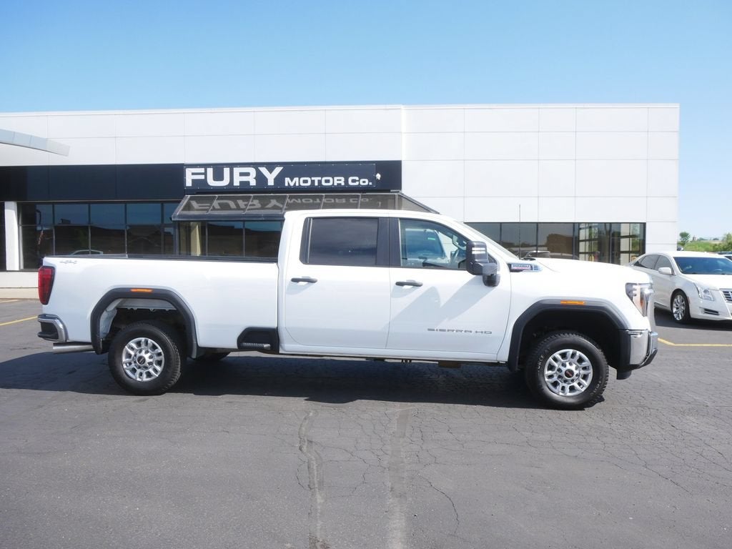 2024 GMC Sierra 2500 HD Pro in Summit White — front three-quarter view