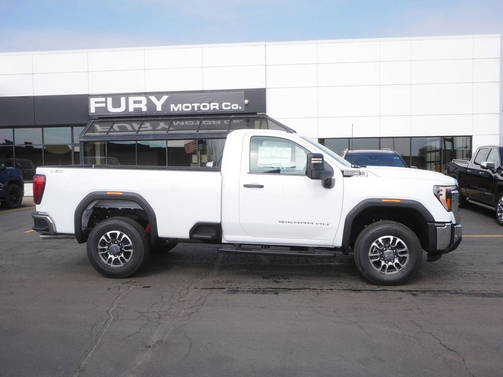 2026 GMC Sierra 3500 HD Pro in Summit White — front three-quarter view