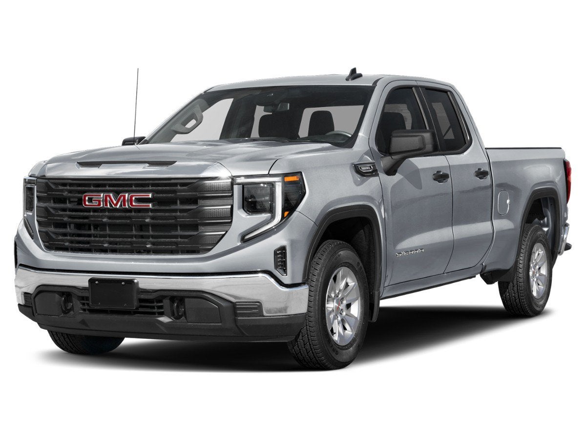 2026 GMC Sierra 1500 SLE in Summit White — front three-quarter view