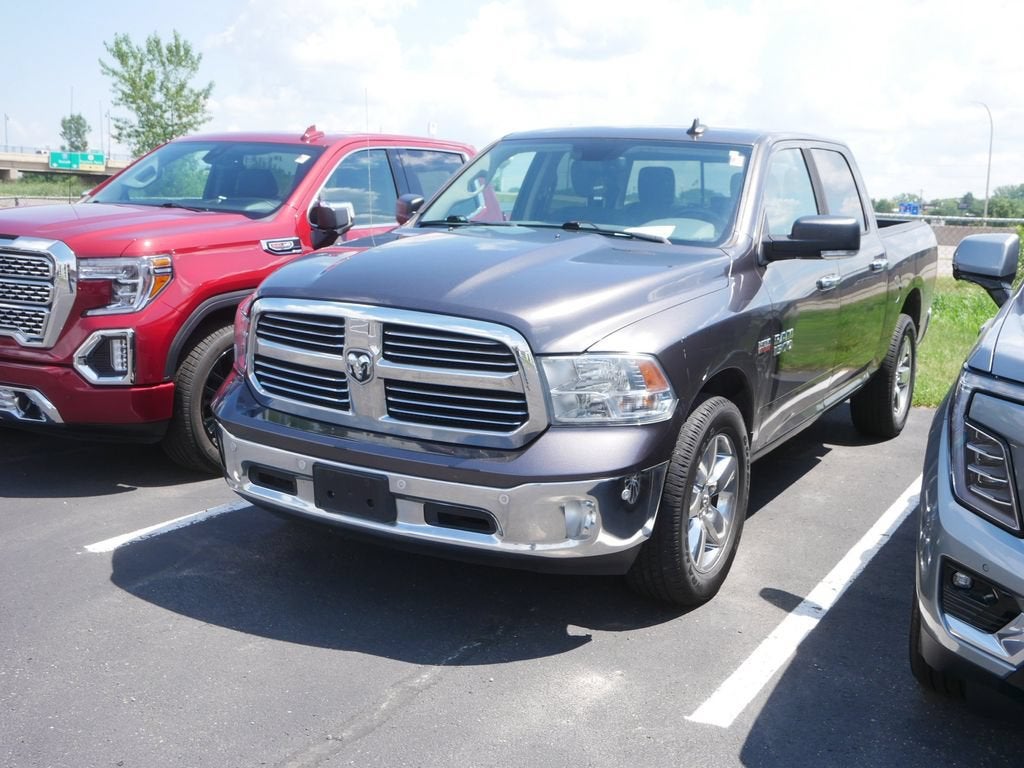 2016 RAM 1500 Big Horn in Gray — front three-quarter view