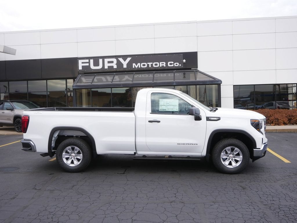 2026 GMC Sierra 1500 Pro in Summit White — front three-quarter view